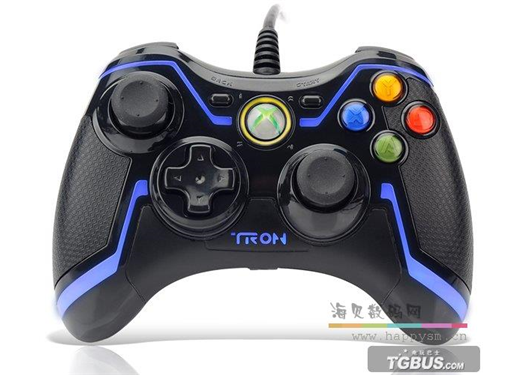 Aman Stino XBOX360 游戏手柄 PC 电脑USB双震动 黑色 无线