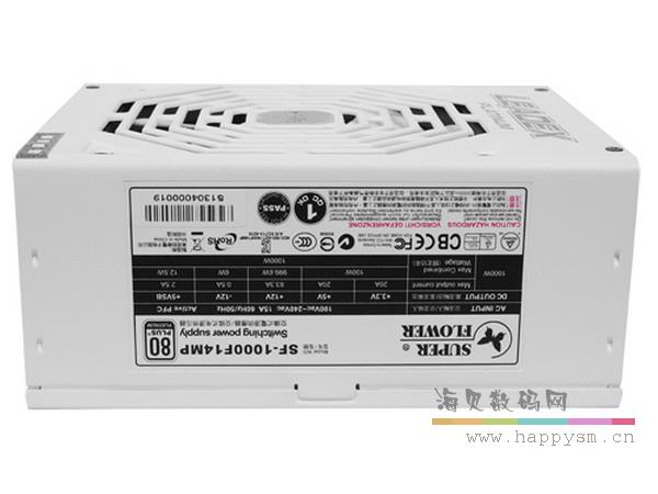 振华 LEADEX P 额定1000W 80PLUS 白金牌 金牌全模组