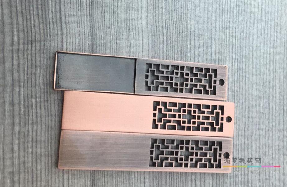 古代红古铜  门窗U盘 锌合金