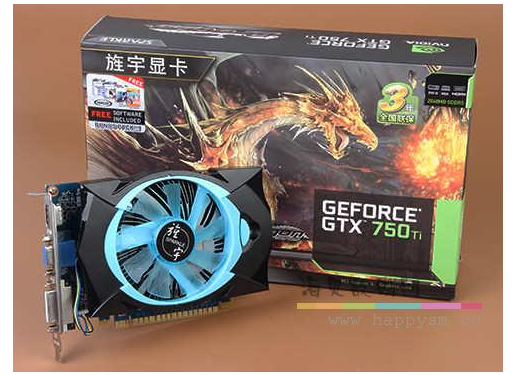 旌宇 GTX750TI 2G D5 忍版 显卡