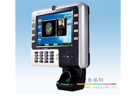 中控 iClock2500 超宽屏多媒体指纹考勤机 8寸触摸彩屏