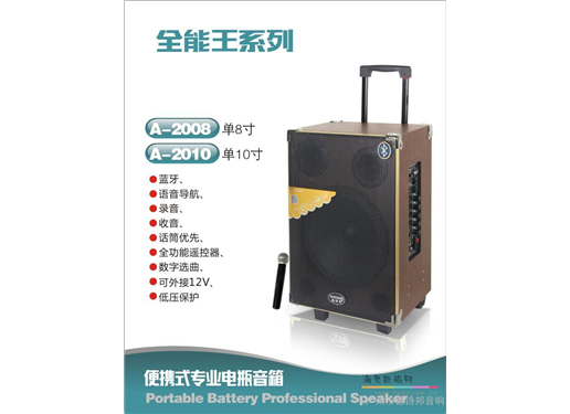 德诗邦 A-2008A 拉杆音响电瓶音响
