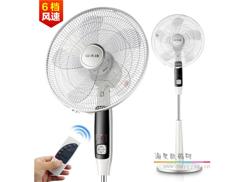 先锋 电风扇 遥控DD 3305 宿舍落地风扇 强力静音风扇 家用落地扇