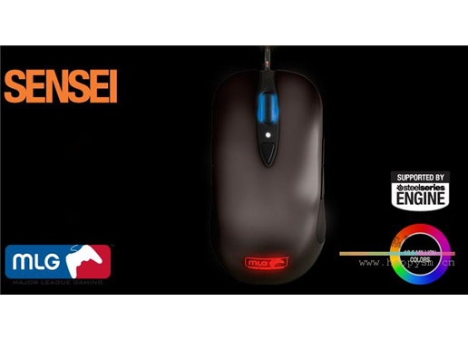 赛睿 有线背光游戏鼠标 竞赛级传感器