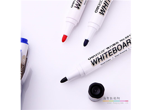 得力 红黑蓝白板笔6817  (10只)