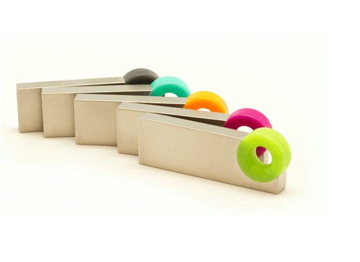 五彩环 配金属U盘