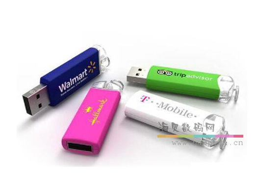 透明五彩 U盘