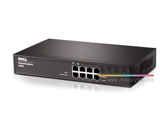 戴尔 DELL PowerConnect(TM)2808-8端口千兆以太网交换机