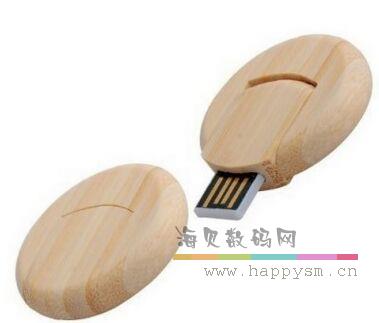 木质 圆饼 U盘