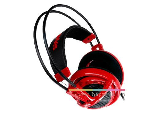 赛睿 西伯利亚V1 耳机 红色