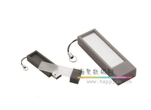 带盒子的U盘 透明盖