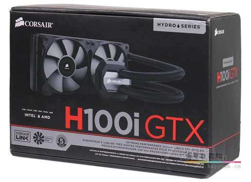 海盗船 H100i  v2 水冷散热器 水冷