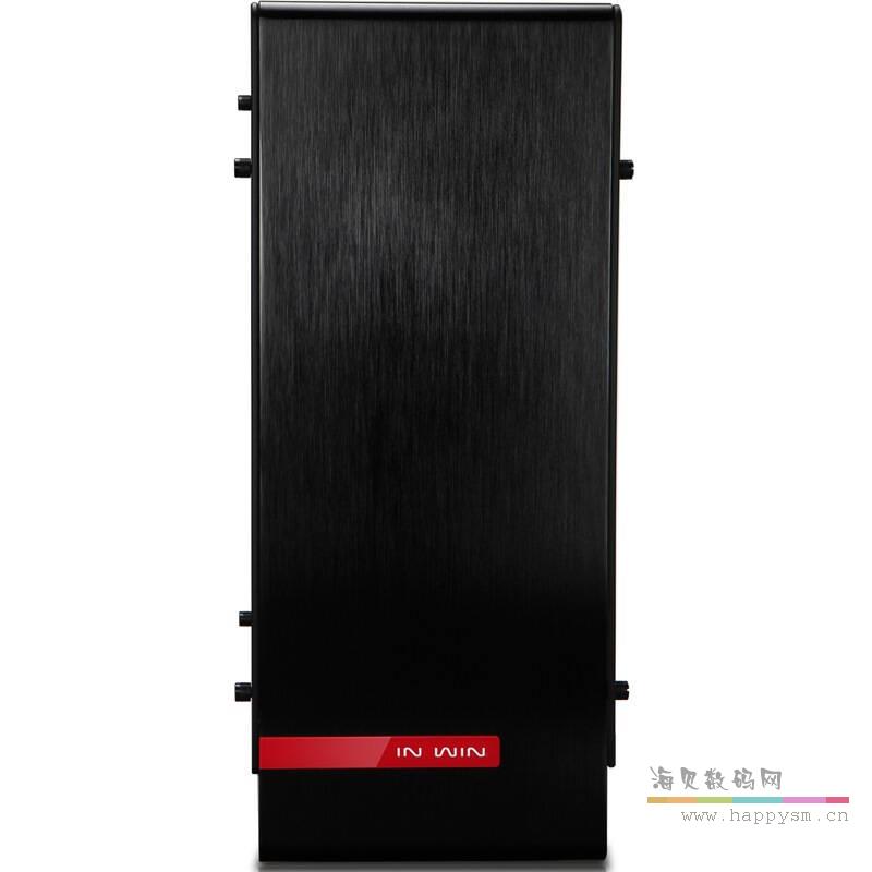 迎广（IN WIN）909 曜石黑 全塔机箱（支持EATX主板/支持水冷/铝合金/双面侧透/呼吸灯/USB3.0*3+USB3.1*1）