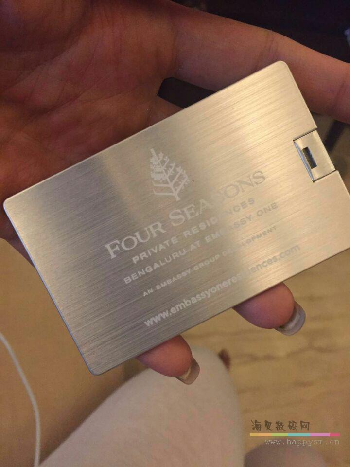 铝合金 精致 商务卡片 U盘