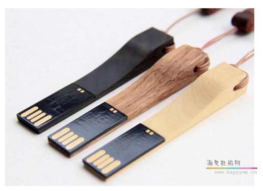 木质 超薄 U盘