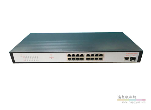 艾森博格 EB-1608 铁壳POE交换机 16+2