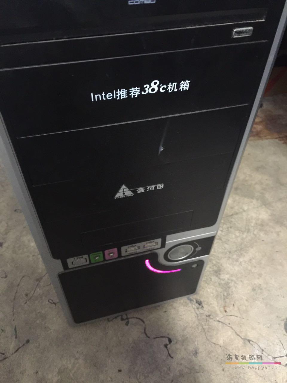 IntelE5700/4G内存/80G硬盘/技嘉G41 DDR3/航嘉电源/金河田机箱