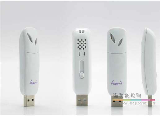 白色 镶叶镂空 U盘