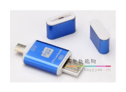 蓝色 OTG 手机电脑双用U盘