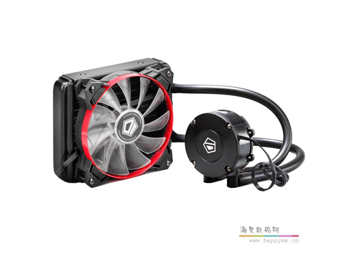 ID-COOLING Frostflow 120 一体式水冷CPU散热器 全平台单排红黑风扇版