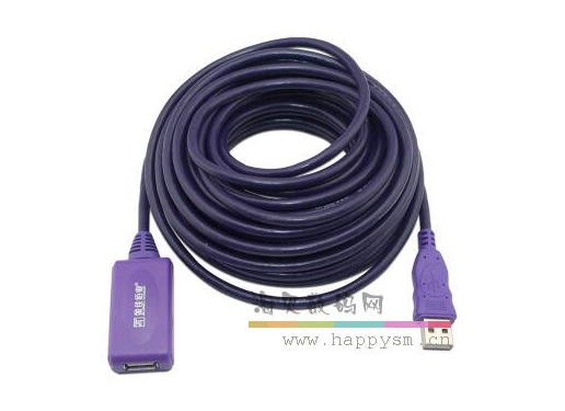 金佳佰业 USB2.0延长线 5米 24K 镀金 带芯片 加强线