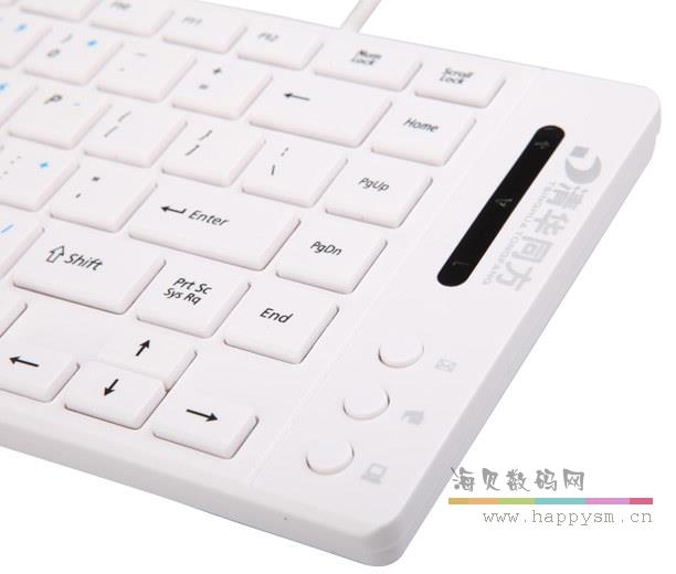清华同方 键盘 kb500 白色