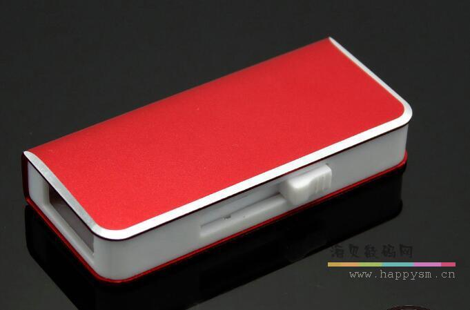 红色长方形 可伸缩式 U盘