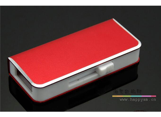 红色长方形 可伸缩式 U盘