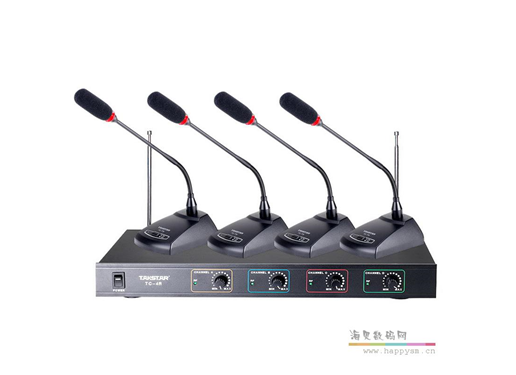 得胜 TC-4R VHF 一拖四无线麦克风