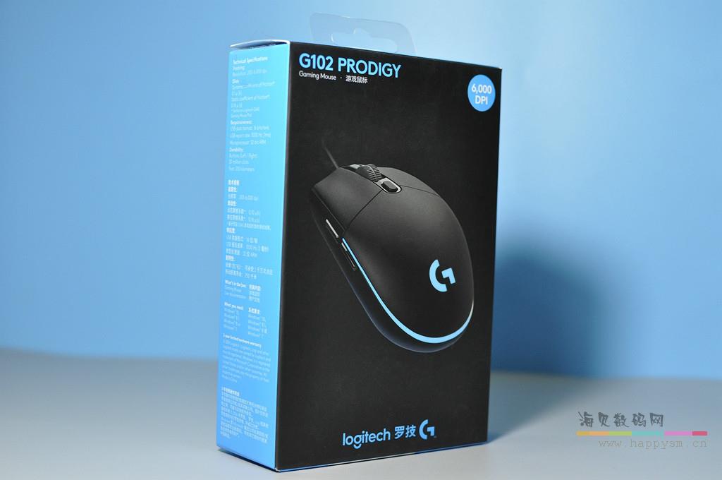 罗技 G102 游戏鼠标 黑色 RGB鼠标