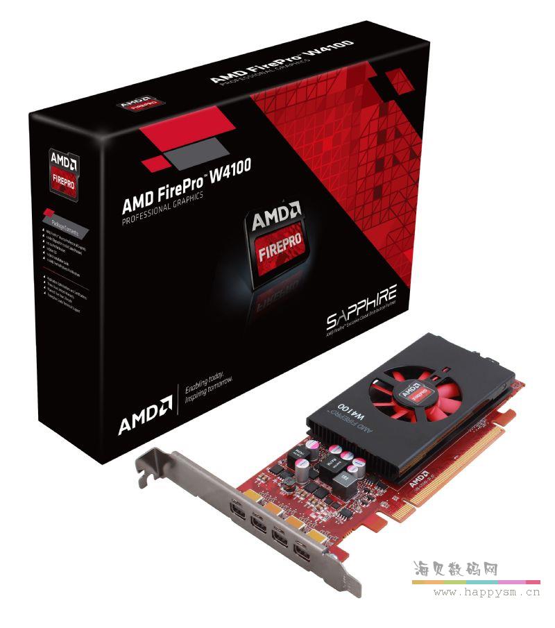 AMD FirePro W4100 专业显卡