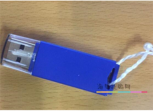 蓝色 透明U盘