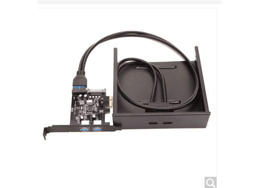 USB 3.0 PCI卡 转后置2口 前置2口 USB3.0