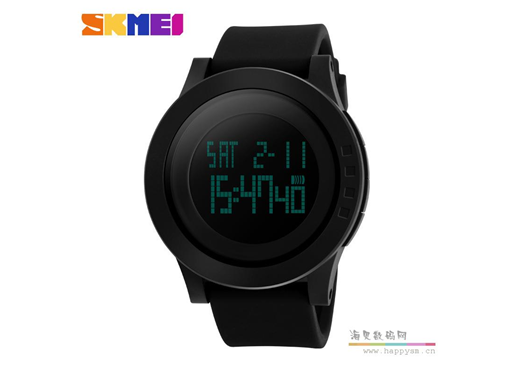 时刻美 男士电子表防水个性户外运动多功能潮流时尚男学生腕表男表