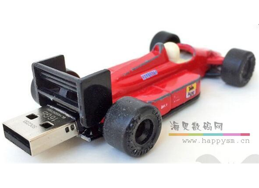 红色 拉风 经典 赛车 U盘