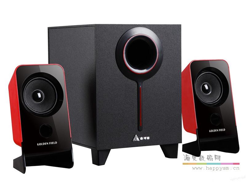 金河田H301 红色 音箱