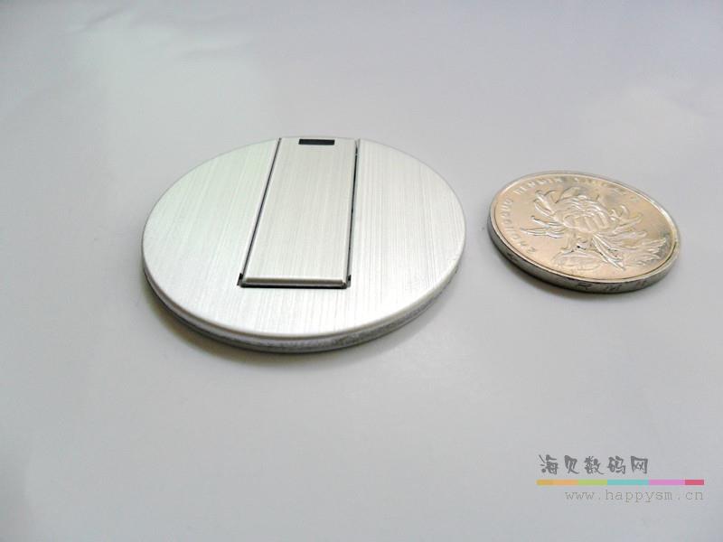 金属 拉丝 圆饼 U盘