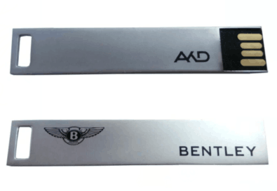 超薄 金属不锈钢 adidas U盘