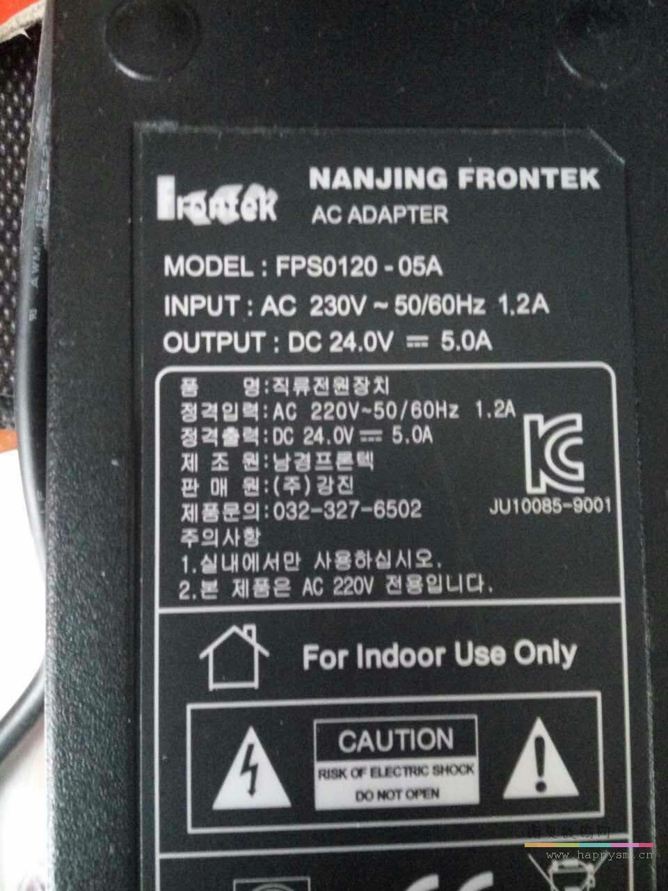 24V 5A 适配器 4孔柱