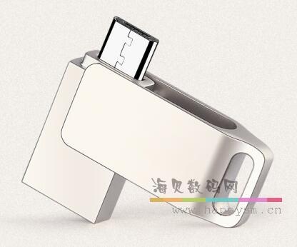 苹果手机U盘 电脑U盘 两用 旋转 精致 不锈钢材质 结实耐用