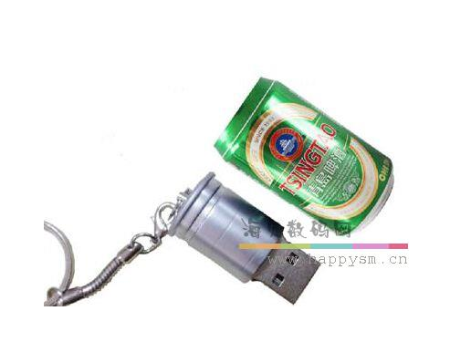 易拉罐 啤酒 酒瓶 U盘
