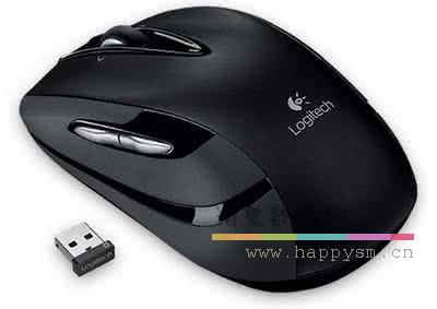 罗技 M545 无线鼠标黑色/红色