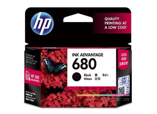 惠普 680 黑色 墨盒  F6V27AA（适用HP DeskJet2138 3638 3636 3838 4678 4538）