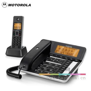 摩托罗拉 C7501RC无绳电话子母机 自动录音座机 办公家用电话机一拖一子母机均码