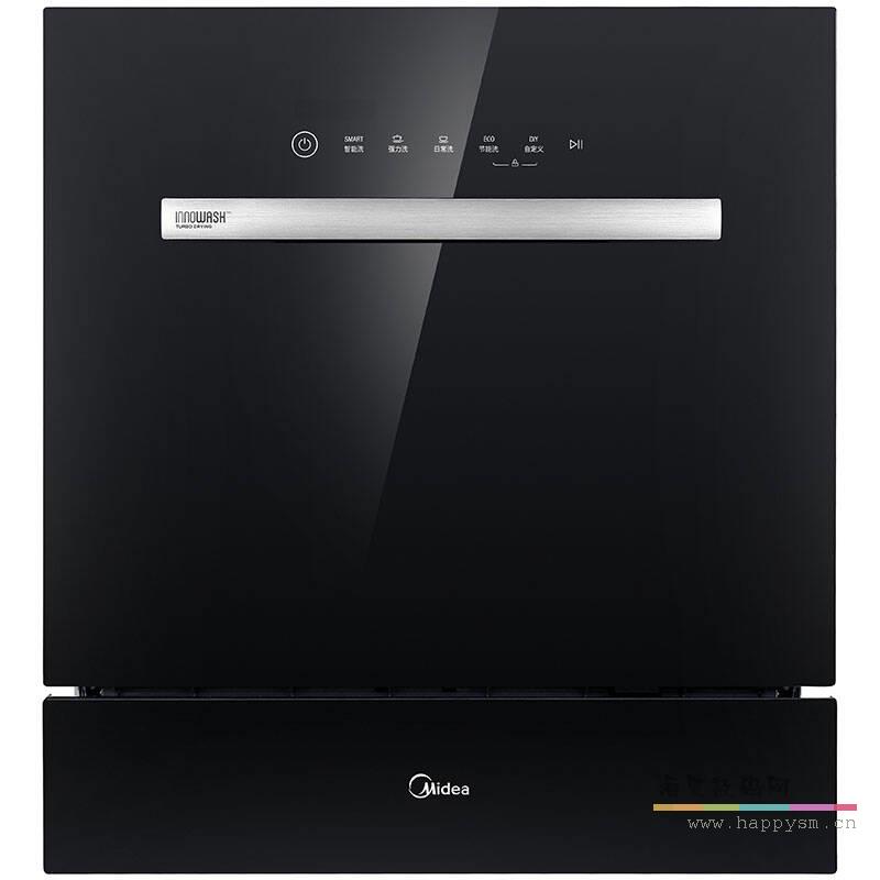 美的（Midea） 8套 WiFi智控洗 全智能除菌烘干嵌入式家用洗碗机 WQP8-W3908J-CN