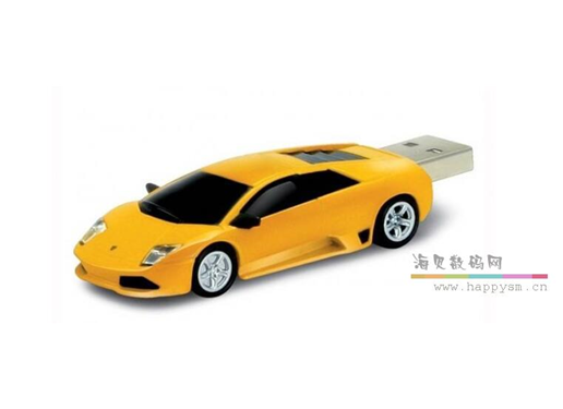 兰博基尼 汽车 U盘 黄色经典