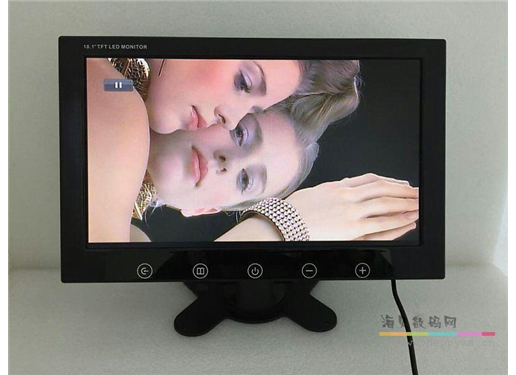 金三伟  JSW-101AV 10寸高清车载显示屏迷你小电视机液晶监视器后视镜显示器倒车影像