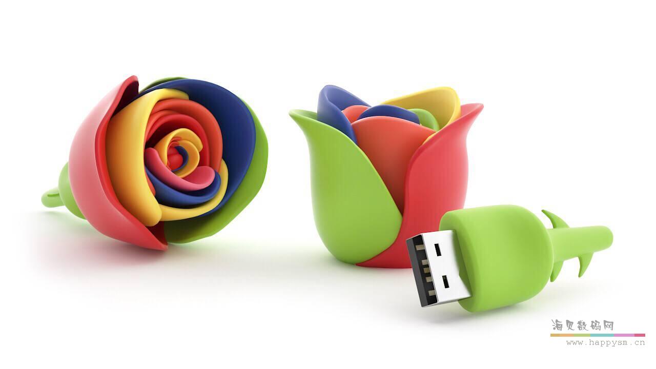 玫瑰花 U盘