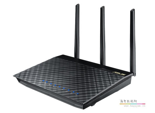 华硕 RT-AC66U 1750M AC 双频 智能无线路由器