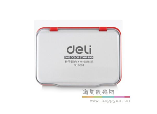 得力 9891 秒干印台